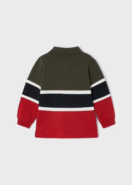 Long Sleeved Multi Color Polo Shirt Boy | Mayoral - Mayoral