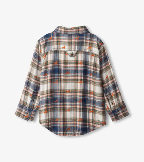 Mini Foxes Button Down Shirt | Hatley - Jenni Kidz