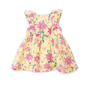 Angel Dear Clematis cotton muslin floral ruffle sundress for girls, image 2