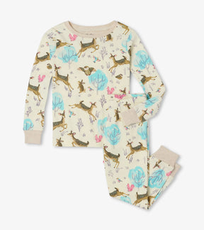 Hatley ivory Serene Forest organic cotton boys' pajama set