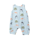 Sleeveless Romper - Cows | Angel Dear - Angel Dear