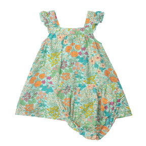 Angel Dear Meadowlands Floral cotton muslin sundress for girls, image 1