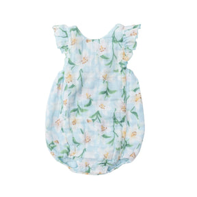Angel Dear Lily cotton muslin sunsuit for baby girls, image 1