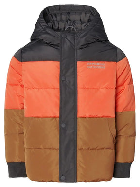 Noppies Nijland Phantom color-block winter jacket, front view