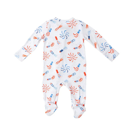 Zipper Footie - Firecrackers | Angel Dear - Angel Dear