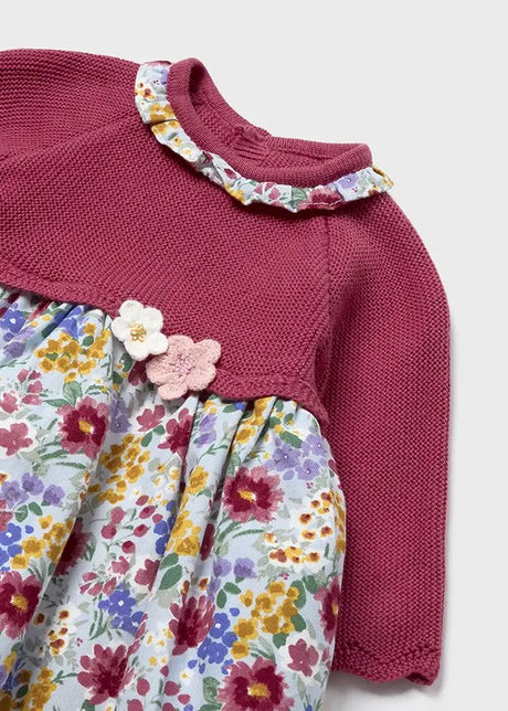 Knitted Combined Baby Girls Dress | Mayoral | Mayoral | Jenni Kidz
