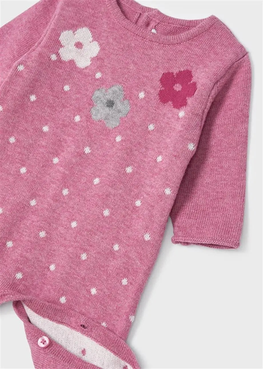 Knitted Footed One-Piece ECOFRIENDS Newborn | Mayoral | Mayoral | Jenni Kidz