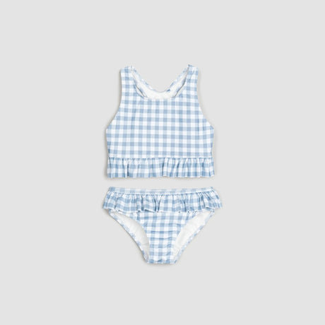 Light Blue Gingham Baby & Toddler Girls Tankini | Petit Lem | Miles The Label | Jenni Kidz