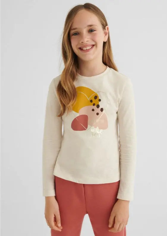 Long Sleeve Graphic T-Shirt Garbanzo | Mayoral | Mayoral | Jenni Kidz