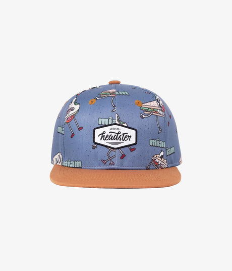 Lunchtime Snapback Hat - Blue | Headster | Headster | Jenni Kidz
