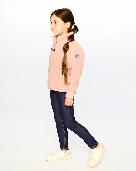 Mid-Layer Teknik Jacket Pink | Deux par Deux | Jenni Kidz