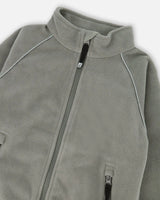 Mid-Layer Teknik Jacket Sage | Deux par Deux | Jenni Kidz