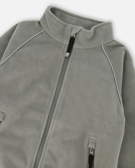 Mid-Layer Teknik Jacket Sage | Deux par Deux | Jenni Kidz