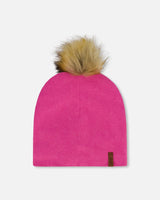Mid-Season Jersey Pompom Hat Candy Pink | Deux par Deux | Jenni Kidz