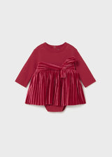 Mayoral Newborn Girl Gathered Dress