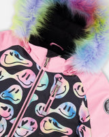 Closeup of chin guard, wind flap, and Cordura knees.Kidz