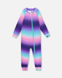 One-Piece Thermal Underwear Purple Gradient | Deux par Deux | Jenni Kidz
