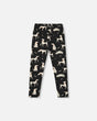 Printed Jersey Leggings Black With Dalmatians | Deux par Deux | Jenni Kidz