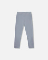 Super Soft Ribbed Leggings Blue Gray | Deux par Deux | Jenni Kidz