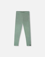 Super Soft Ribbed Leggings Sage Green | Deux par Deux | Jenni Kidz