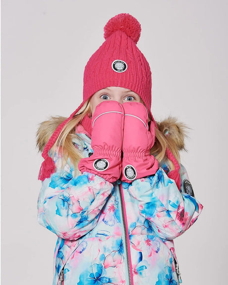 Winter Mittens Play Flash Coral | Deux par Deux | Jenni Kidz