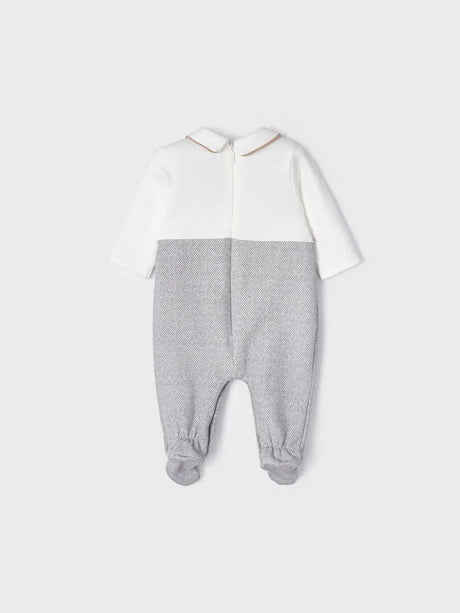 Woofle Patterned Romper Grey | Mayoral | Mayoral | Jenni Kidz