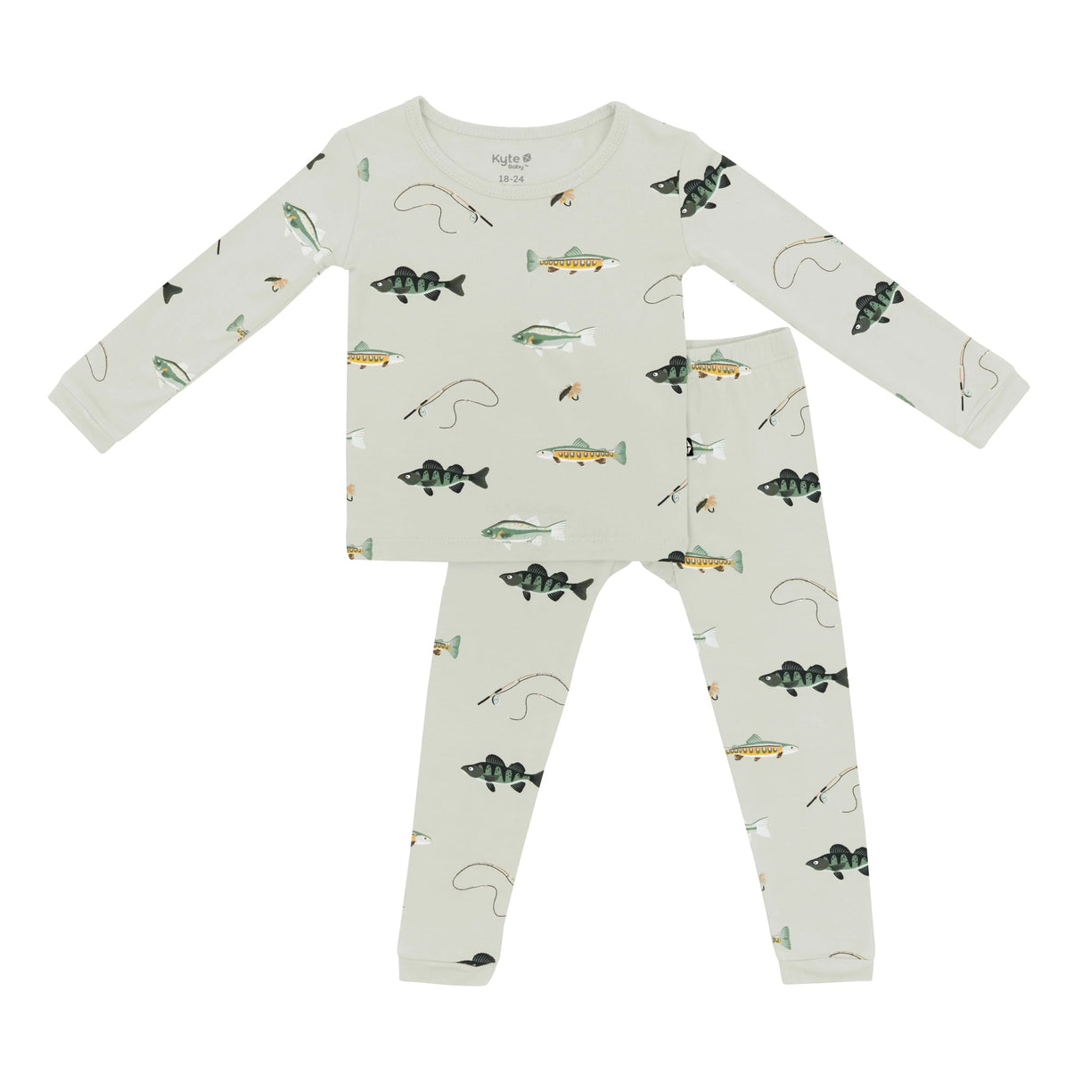Long Sleeve Pajamas in Fishing | Kyte Baby