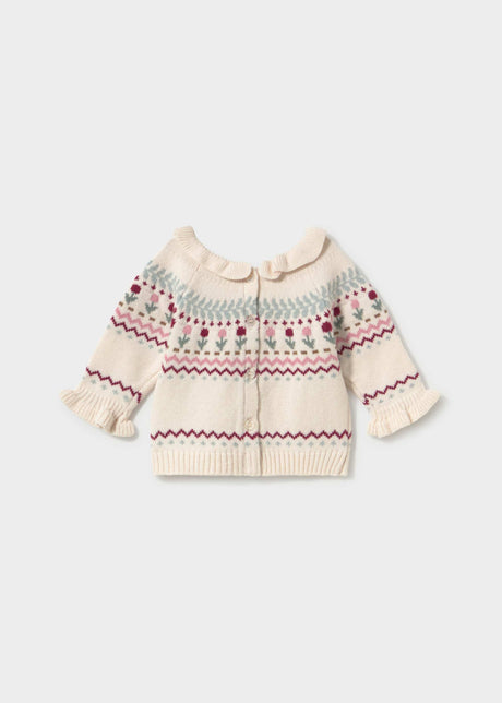 Mayoral newborn girls knit sweater style 2366-48 - product photo 2