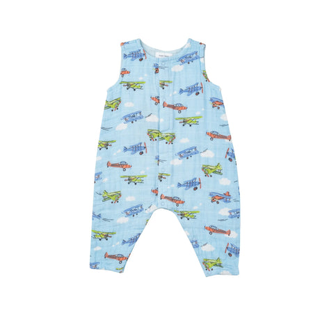Shortie Romper - Vintage Planes | Angel Dear - 