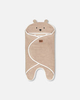 Baby Cocoon Blanket Brown Teddy Bear | Deux par Deux | Jenni Kidz