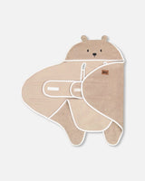 Baby Cocoon Blanket Brown Teddy Bear | Deux par Deux | Jenni Kidz
