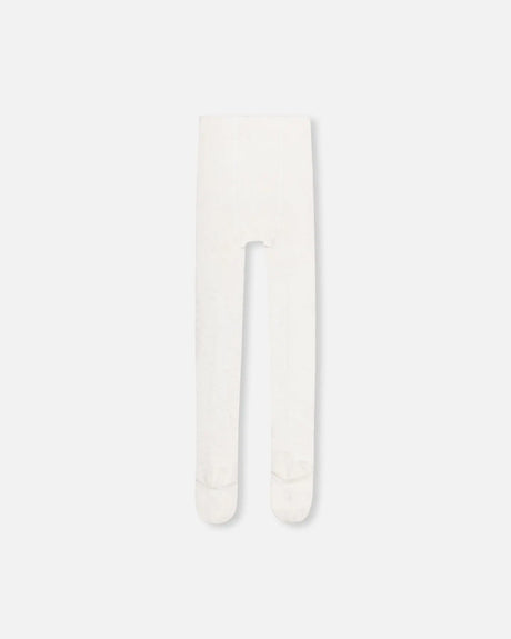 Cable Tights Off White | Deux par Deux | Jenni Kidz